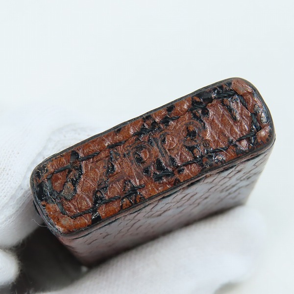 実際に弊社で買取させて頂いたZIPPO/ジッポー Harley-Davidson/ハーレーダビッドソン 革巻きの画像 3枚目