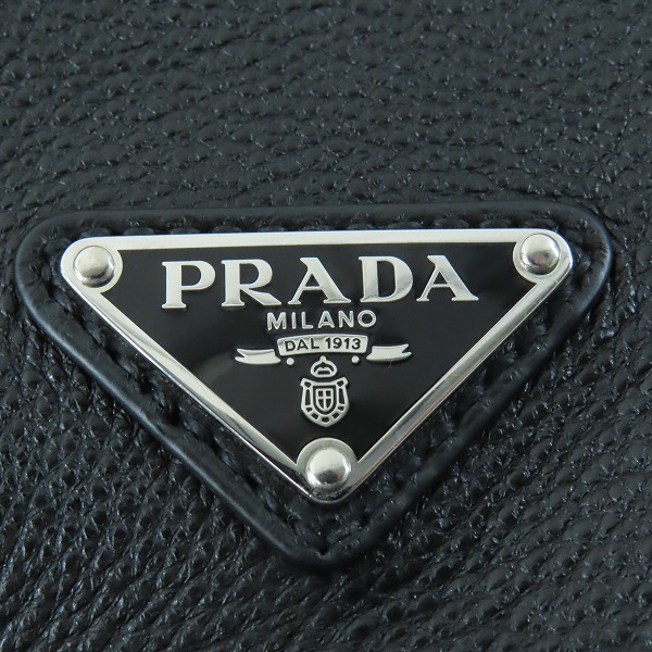 実際に弊社で買取させて頂いたPRADA/プラダ クラッチバッグ セカンドバッグ ブラック 2VF006の画像 5枚目