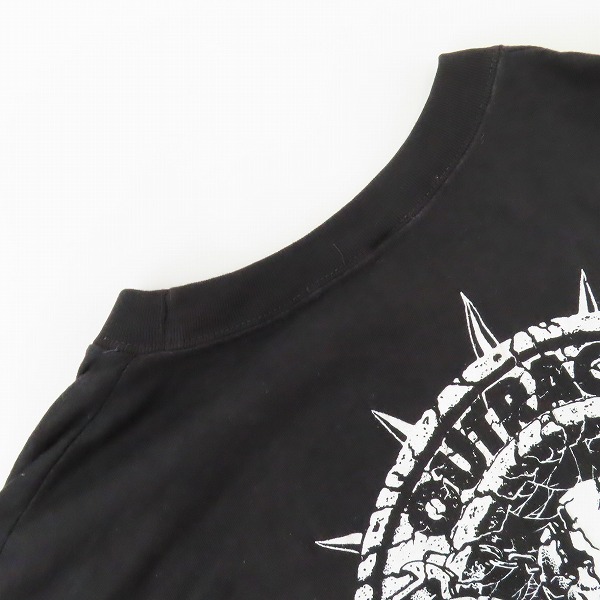 実際に弊社で買取させて頂いたOUTRAGE/アウトレイジ バンドTシャツ Mの画像 6枚目
