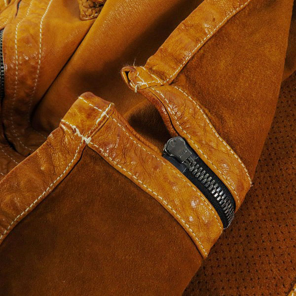 実際に弊社で買取させて頂いたKyoji Maruyama/キョウジマルヤマ カウレザー ジャケット/3の画像 9枚目