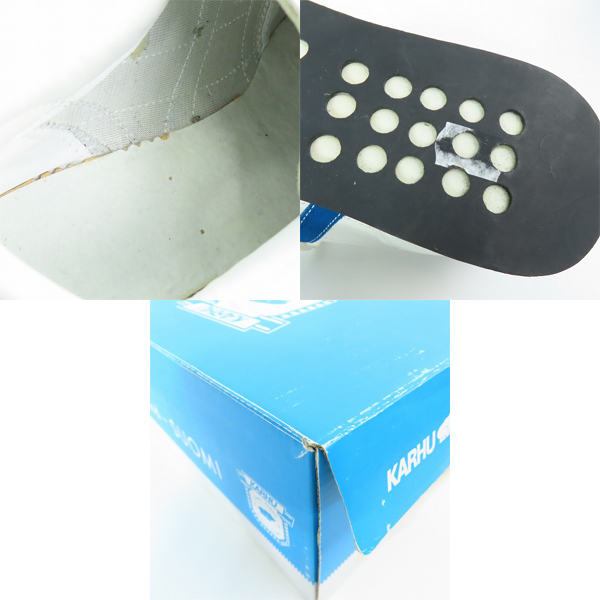 実際に弊社で買取させて頂いたKARHU/カルフ Fulcrum Star PUNLALIVE レザー スニーカー F802214/US8の画像 7枚目