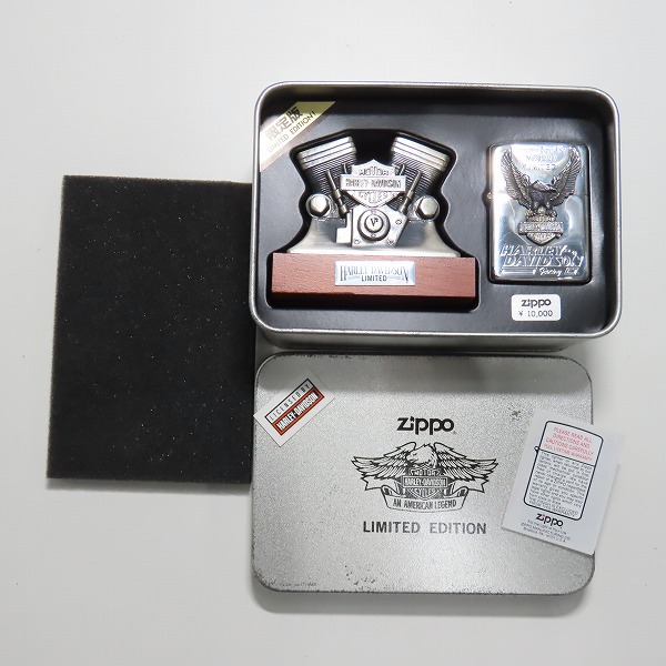 実際に弊社で買取させて頂いたZIPPO/ジッポー Harley-Davidson/ハーレーダビッドソン スタンド付き 1995年製の画像 7枚目