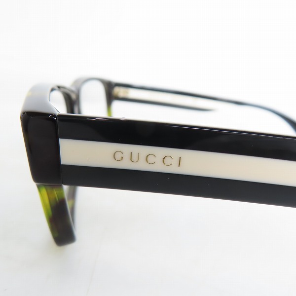 実際に弊社で買取させて頂いた(1)GUCCI/グッチ メガネフレーム アイウェア GG0344OA-002の画像 8枚目
