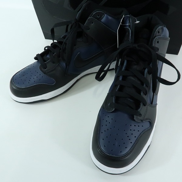 実際に弊社で買取させて頂いた【未使用】 NIKE×FRAGMENT DESIGN/ナイキ×フラグメントデザイン DUNK HI/ダンク ハイ ミッドナイトネイビー DJ0383-400/28.5