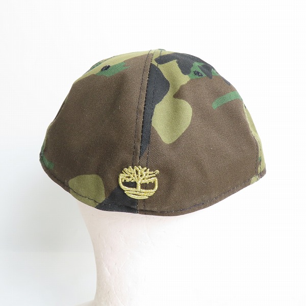 実際に弊社で買取させて頂いたNEW ERA×Timberland/ニューエラ×ティンバーランド 59FIFTY CAP カモフラ/迷彩 キャップ/帽子/8の画像 4枚目