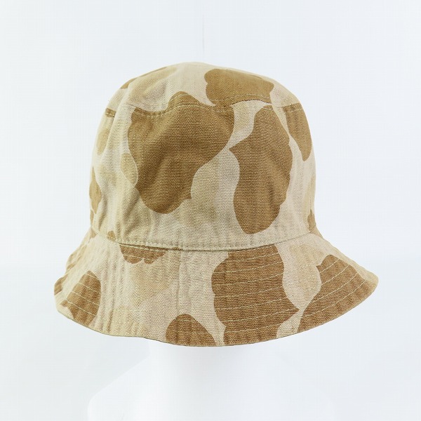 実際に弊社で買取させて頂いたTHE REAL MCCOYS/リアルマッコイズ カモフラ柄 リバーシブル バケットハットの画像 2枚目