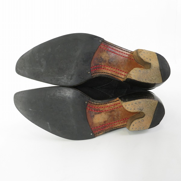 実際に弊社で買取させて頂いたSHELLAC/シェラック サイドゴア スエードレザー ブーツ 41.5の画像 2枚目
