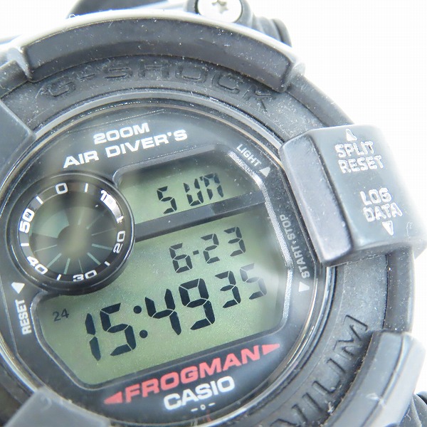 実際に弊社で買取させて頂いたG-SHOCK/Gショック FROGMAN/フロッグマン DW-8200Z-1Tの画像 5枚目