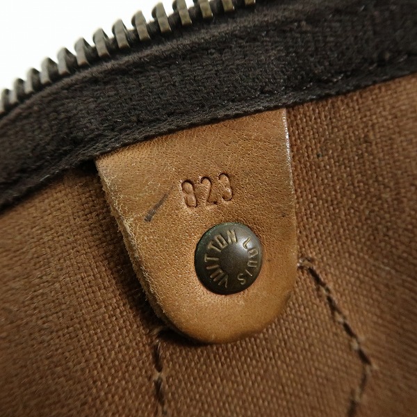 実際に弊社で買取させて頂いたLOUIS VUITTON/ルイヴィトン 80s モノグラム スピーディ30 ミニボストンバッグ M41526 の画像 5枚目