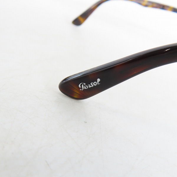 実際に弊社で買取させて頂いたPersol/ペルソール メガネフレーム/アイウェア Typewriter Edition 3107-V 24の画像 7枚目