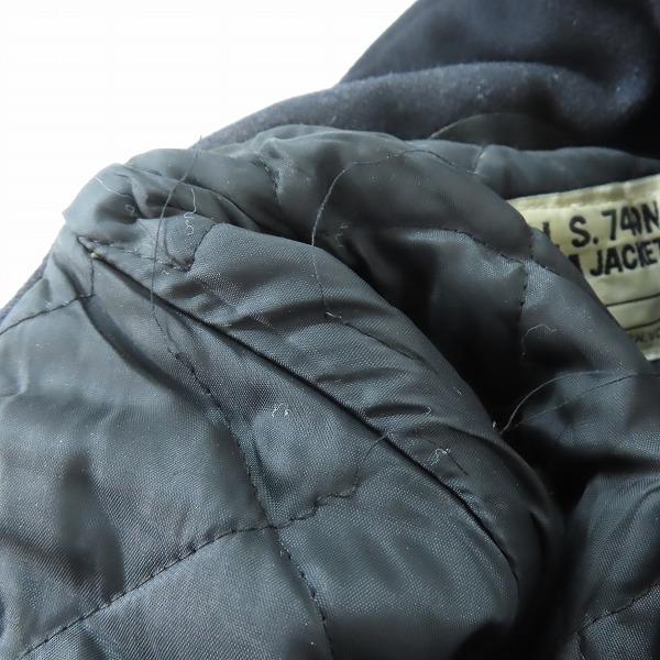 実際に弊社で買取させて頂いたSCHOTT/ショット U.S.740N PEA JACKET Pコート 42の画像 5枚目