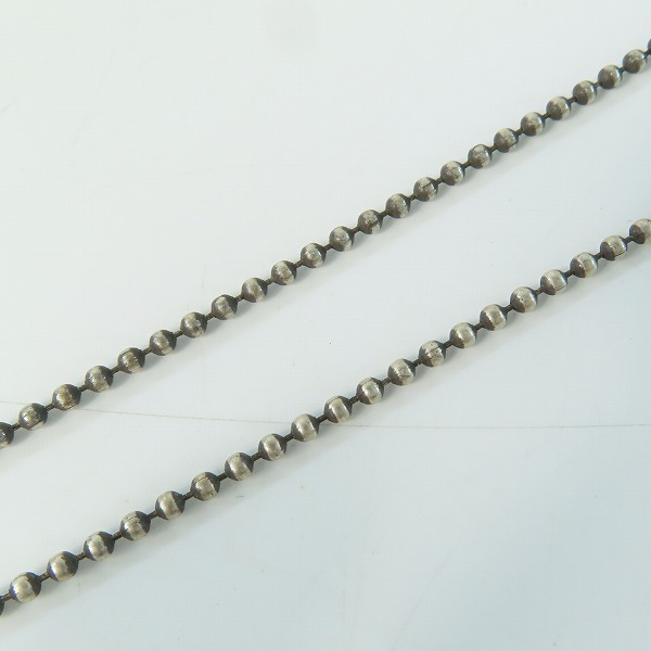 実際に弊社で買取させて頂いたCHROME HEARTS/クロムハーツ フレームド ハートチャーム ボールチェーン付き ネックレスの画像 7枚目