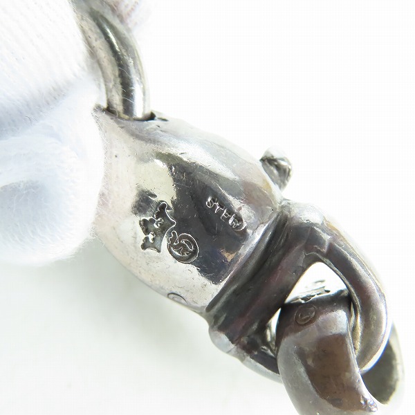 実際に弊社で買取させて頂いた【ギャラ付き】gabor/ガボール 生前 ブルドッグ ペンダントトップの画像 7枚目