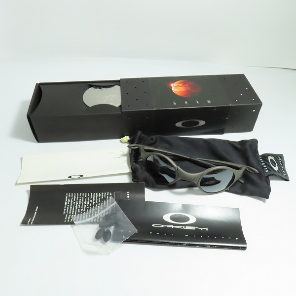 実際に弊社で買取させて頂いたOAKLEY/オークリー MARS/マーズ X-METAL/エックスメタル サングラス/アイウェア M018929の画像 9枚目
