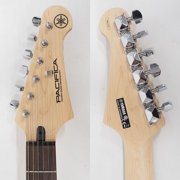 実際に弊社で買取させて頂いた★YAMAHA/ヤマハ PACIFICA/パシフィカ PAC012 ストラトシェイプ SSH エレキギター ソフトケース付の画像 2枚目