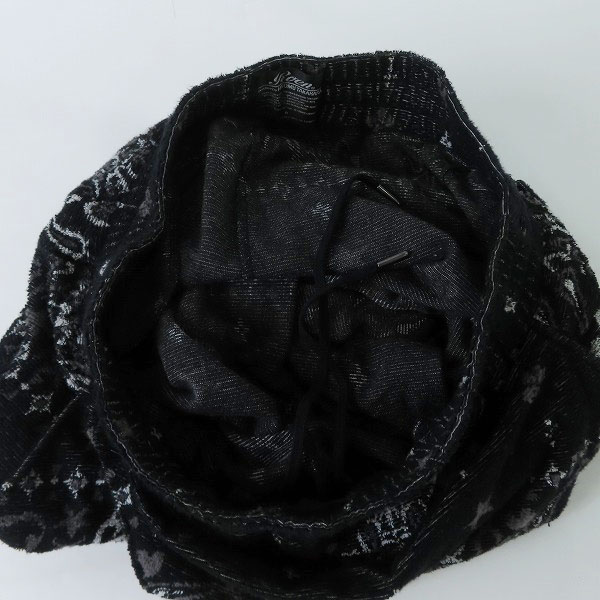 実際に弊社で買取させて頂いたRoen/ロエン 総柄/スカル 猫耳 ジップアップパーカー/パンツ/セットアップ 48/32の画像 4枚目