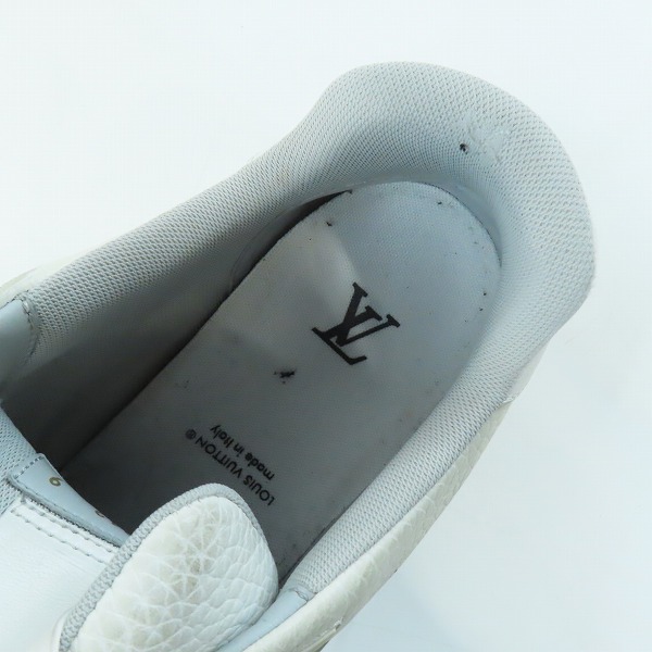 実際に弊社で買取させて頂いたLOUIS VUITTON/ルイヴィトン LVトレイナーライン レザースニーカー FD0212/9の画像 4枚目