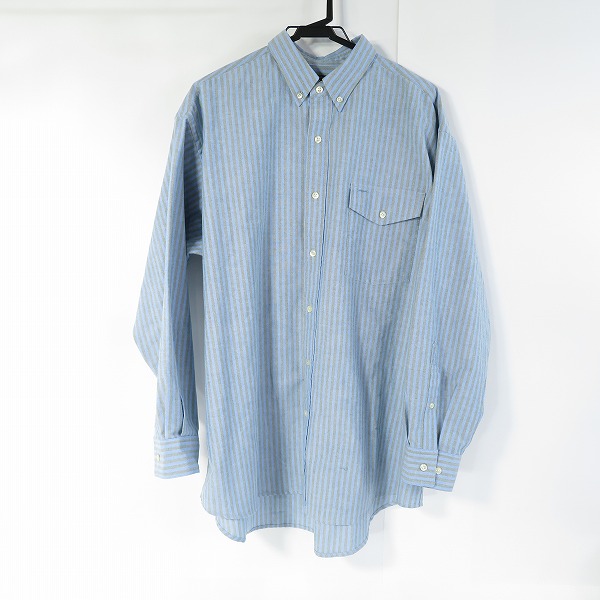 実際に弊社で買取させて頂いた【未使用】L.L.Bean×BEAMS/エルエルビーン×ビームス ロングスリーブ シャツ ストライプ 3175-1221 L
