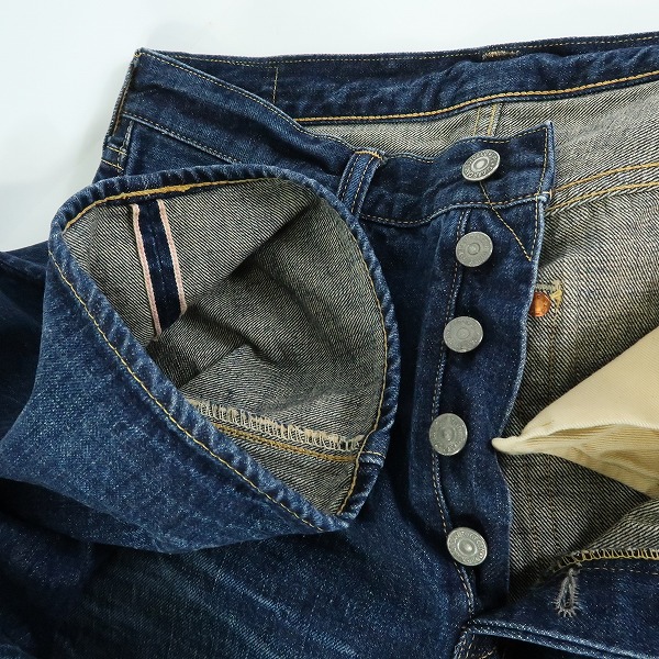 実際に弊社で買取させて頂いたSUGAR CANE/シュガーケーン スター デニムパンツ Lot.902/W32L32の画像 5枚目