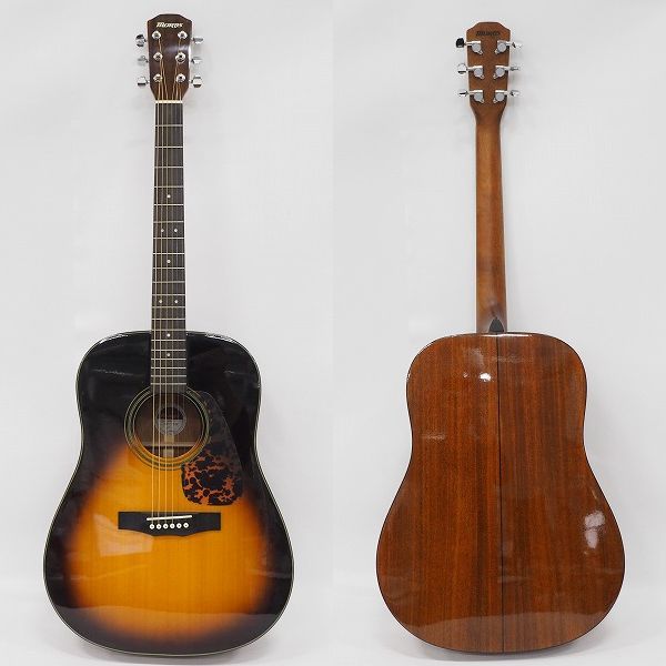 実際に弊社で買取させて頂いた★Morris/モーリス M-01 TS アコースティックギター/アコギ ソフトケース付の画像 1枚目