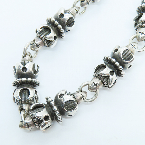 実際に弊社で買取させて頂いたSOUL FETISH/ソウルフェティッシュ シルバー ウォレットチェーン ガーネット付きの画像 3枚目