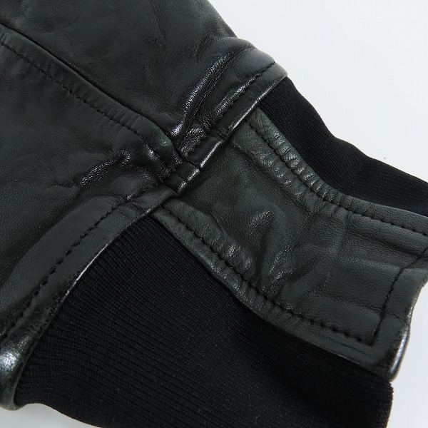 実際に弊社で買取させて頂いたmastermind JAPAN×THEATER8/マスターマインド×シアターエイト レザージャケット 8BM-BL01-D-D/Lの画像 8枚目