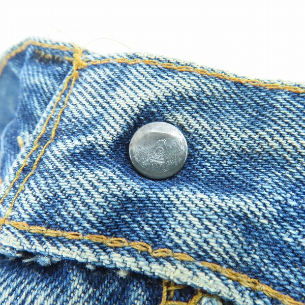 実際に弊社で買取させて頂いたLEVI'S/リーバイス 501 66前期 ボタン裏刻印6/点々/ビッグE ヴィンテージ/ビンテージ デニムパンツの画像 3枚目