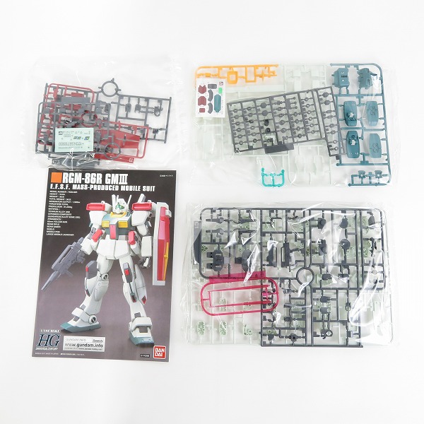 実際に弊社で買取させて頂いた【未組立】BANDAI/バンダイ HG 1/144 ジム・コマンド 宇宙仕様/ジムII/ジムⅢ 3点セット/ガンダム/ポケ戦/Z/ZZ/ガンプラの画像 3枚目
