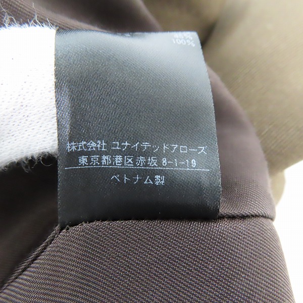 実際に弊社で買取させて頂いたBEAUTY&YOUTH UNITED ARROWS/ユナイテッドアローズ BY TRADITIONAL カルゼダブルジャケット/38の画像 5枚目