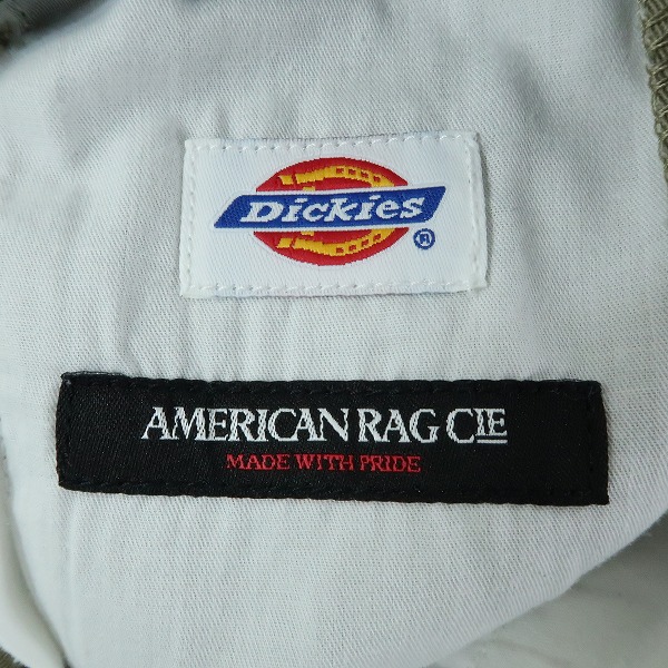 実際に弊社で買取させて頂いたDickies×AMERICAN RAG CIE/ディッキーズ×アメリカンラグシー タイトシルエット ワークパンツ UXAR12M/Mの画像 2枚目