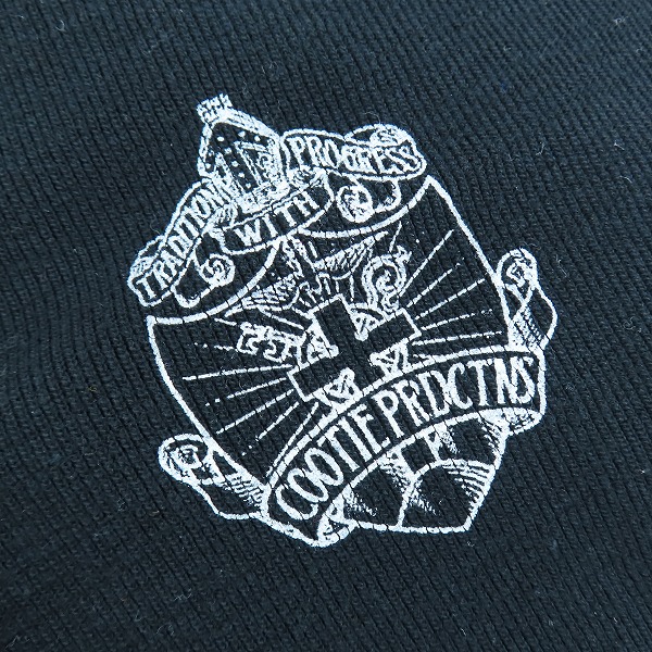 実際に弊社で買取させて頂いたCOOTIE/クーティー 胸ロゴ 七分袖 ニットシャツ Lの画像 4枚目