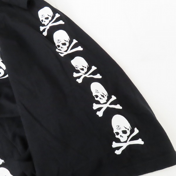 実際に弊社で買取させて頂いたmastermind JAPAN×STUSSY/マスターマインドジャパン×ステューシー サイドスカル 半袖Tシャツ Lの画像 5枚目