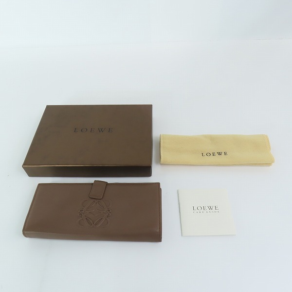 実際に弊社で買取させて頂いたLOEWE/ロエベ アナグラム 長財布/ロングウォレットの画像 6枚目