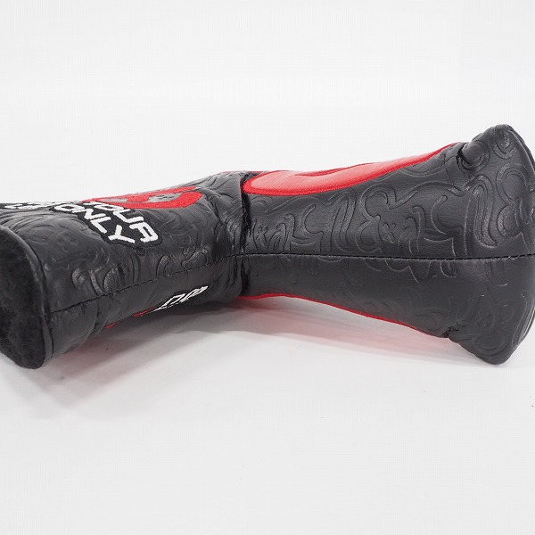 実際に弊社で買取させて頂いたScotty Cameron/スコッティキャメロン Hot Head Harry FOR TOUR USE ONLY サークルT パター用 ヘッドカバーの画像 3枚目