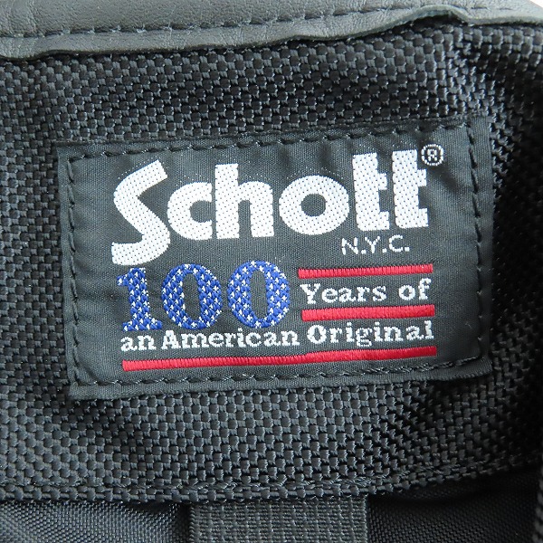 実際に弊社で買取させて頂いたSchott×LUGGAGE LABEL/ショット×ラゲッジレーベル SCHOTT 100th NYLON 2WAY TOTE BAG トートバッグ/ショルダーバッグの画像 4枚目