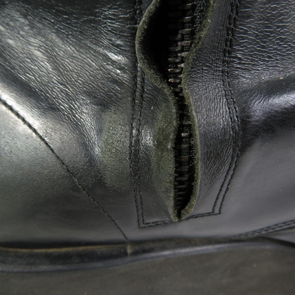 実際に弊社で買取させて頂いた【難有り】LAD MUSICIAN/ラッドミュージシャン  サイドジップレザーブーツ 2217-910/44の画像 8枚目