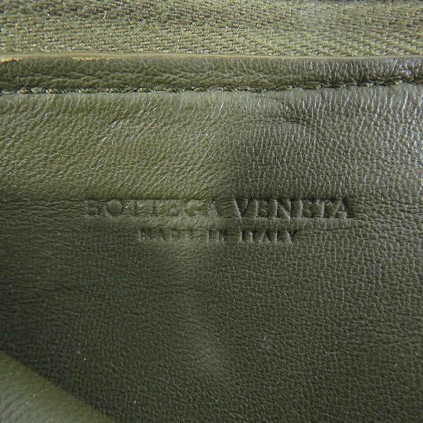 実際に弊社で買取させて頂いたBOTTEGA VENETA/ボッテガヴェネタ L字 コインケース/小銭入れ イントレチャートの画像 6枚目