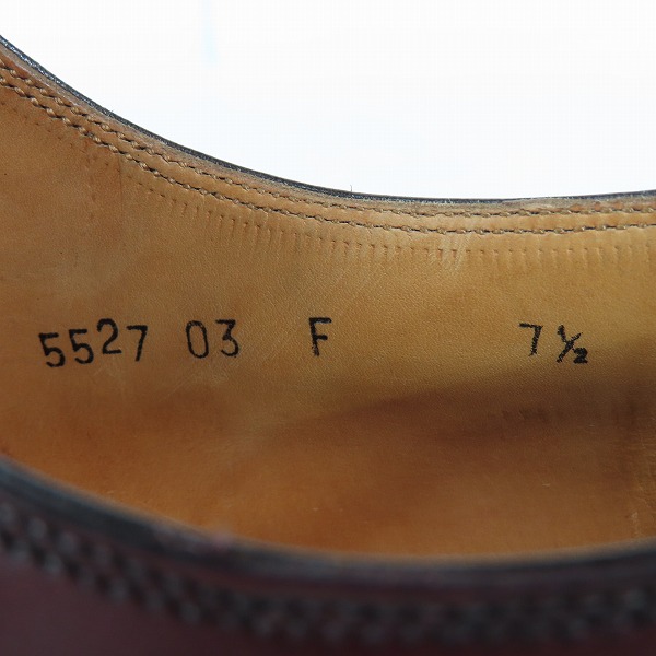 実際に弊社で買取させて頂いたSantoni/サントーニ セミスクエアトゥ レースアップシューズ 5527/7.5の画像 5枚目