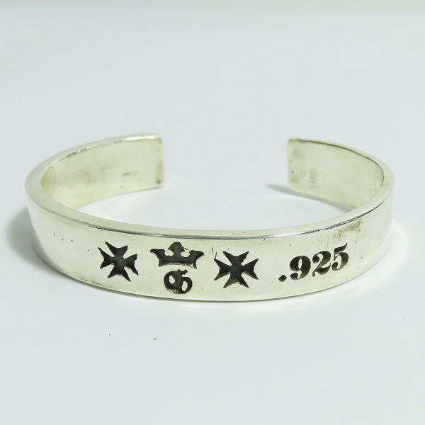実際に弊社で買取させて頂いた【証明書付き】Gaboratory/ガボラトリー  CROWN MALTESE BANGLE/フラットバー バングルの画像 1枚目