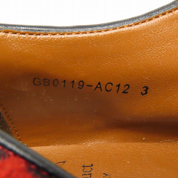 実際に弊社で買取させて頂いたglamb/グラム Avant shoes/アヴァントシューズ シャークソール GB0119-AC12/3の画像 5枚目