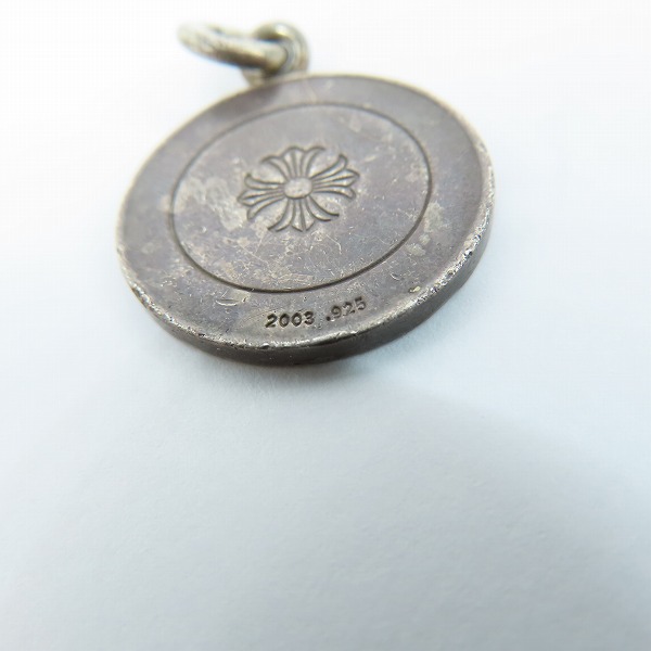 実際に弊社で買取させて頂いたCHROME HEARTS/クロムハーツ エンジェルメダル チャーム V2の画像 4枚目