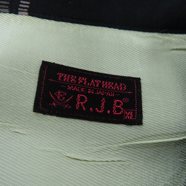 実際に弊社で買取させて頂いたTHE FLAT HEAD/フラットヘッド RJB 長袖 レーヨンシャツ/XLの画像 2枚目