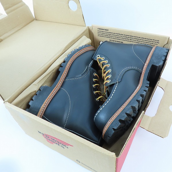 実際に弊社で買取させて頂いたRED WING/レッドウィング クラシックワーク モックトゥ ブーツ 8176/8Eの画像 7枚目