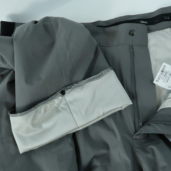 実際に弊社で買取させて頂いた【未使用】Titleist/タイトリスト ウォータープルーフ中綿パンツ グレー TWMP1985/LLの画像 3枚目
