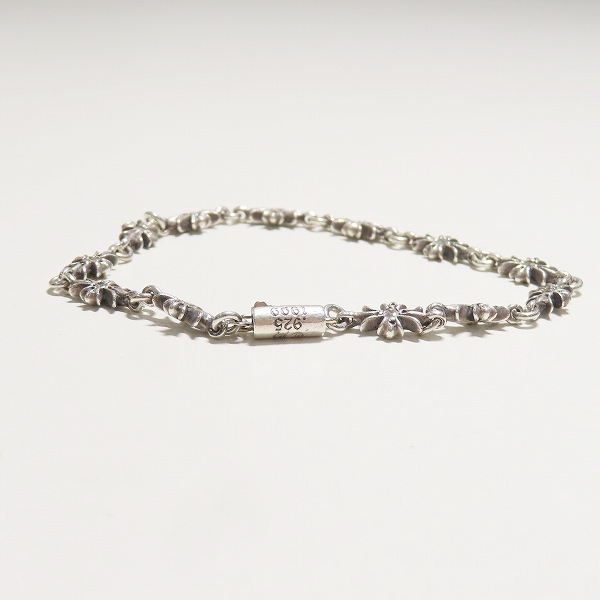 実際に弊社で買取させて頂いたCHROME HEARTS/クロムハーツ タイニーE CHプラス ブレスレット 12リンク パヴェダイヤ/アフターダイヤの画像 2枚目