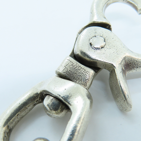 実際に弊社で買取させて頂いた【難有り】THIRTEEN DESIGNS/サーティーンデザインズ マッドスカル キーチェーンの画像 4枚目