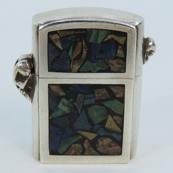 実際に弊社で買取させて頂いたSTANLEY GUESS/スタンリーゲス スカルヒンジ/スモールスカル マルチシェル インレイ オイルライター