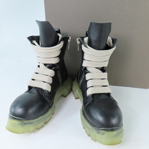 実際に弊社で買取させて頂いたrick owens/リックオウエンス jumbo laced lace up bozo tractor/ジャンボレース ボゾ トラクター4747457/42