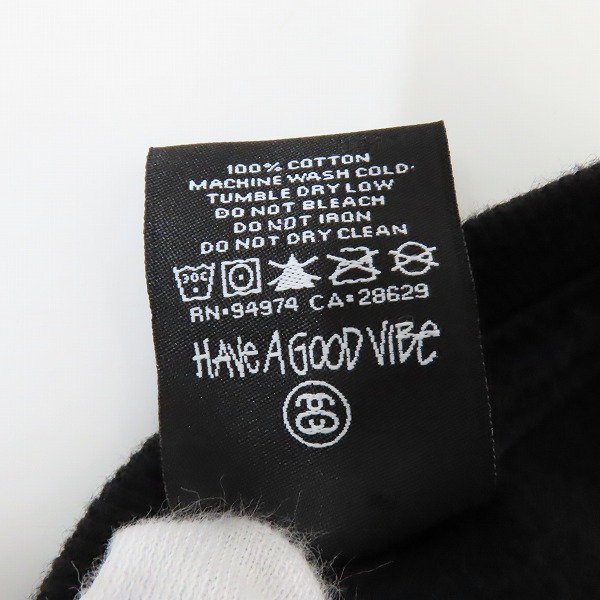 実際に弊社で買取させて頂いたmastermind JAPAN×STUSSY/マスターマインドジャパン×ステューシー サイドスカル 半袖Tシャツ Lの画像 3枚目