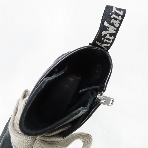 実際に弊社で買取させて頂いたDr Martens×Rick Owens/ドクターマーチン×リックオウエンス 1460 JMB Lace RO DMXL/ジャンボ レース ブーツ UK8の画像 4枚目